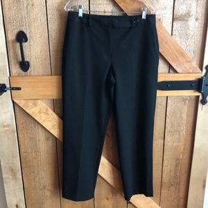 Womenswear TALBOTS Petite Size 8 Black Stretch Dress Pants Career Business
